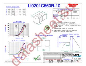 LI0201C560R-10 datasheet  